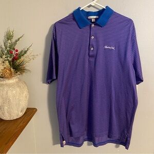 Mens Peter Millar Shadow Creek Golf Course Short Sleeve Polo. Sz XL